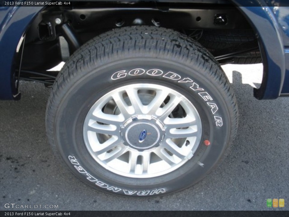 2013 Ford F150 Lariat SuperCab 4x4 Wheel and Tire Photo #71622130