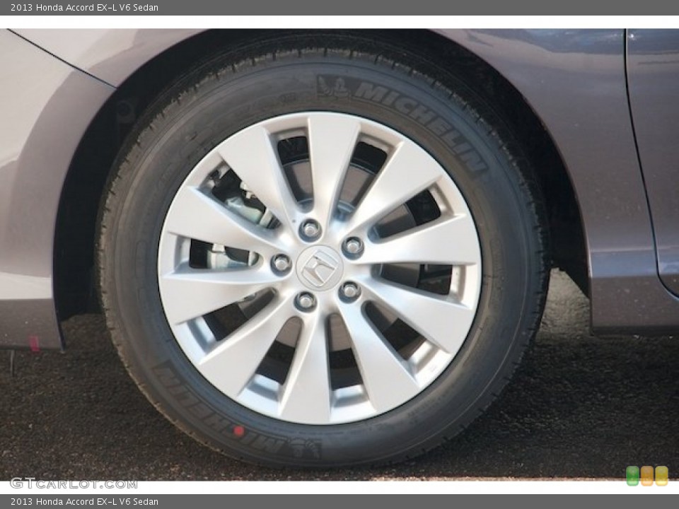 2013 Honda Accord EX-L V6 Sedan Wheel and Tire Photo #71628949