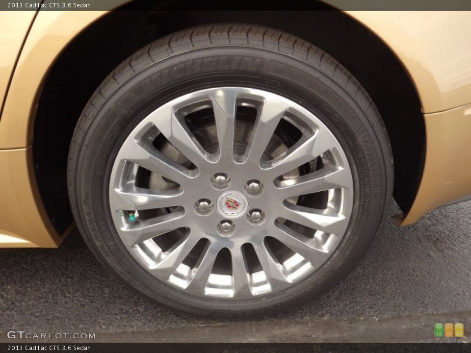 2013 Cadillac CTS 3.6 Sedan Wheel and Tire Photo #71636125