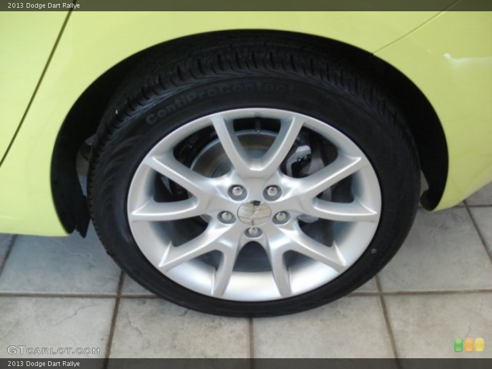 2013 Dodge Dart Rallye Wheel and Tire Photo #71639191