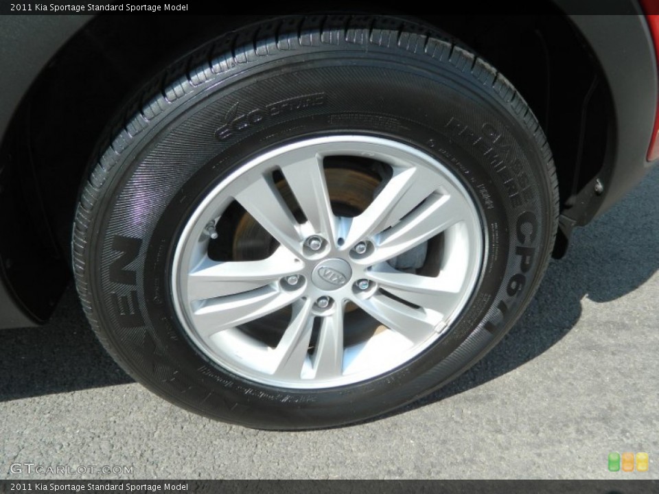 2011 Kia Sportage  Wheel and Tire Photo #71645071