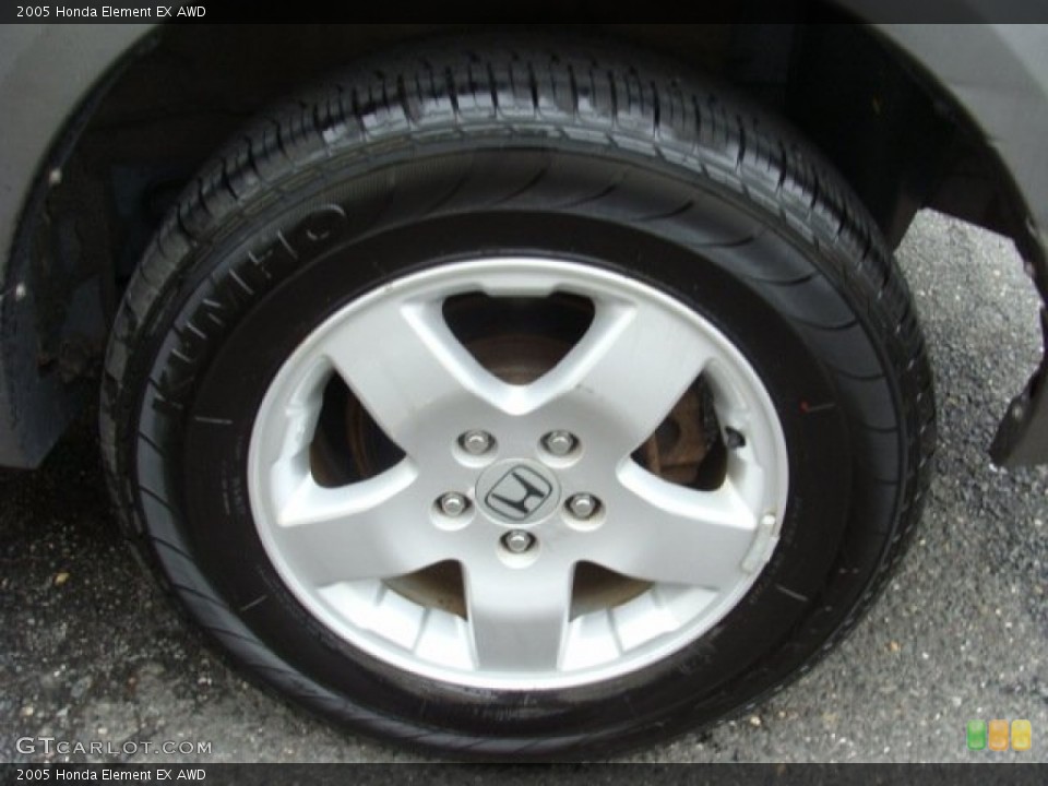 2005 Honda Element EX AWD Wheel and Tire Photo #71646016