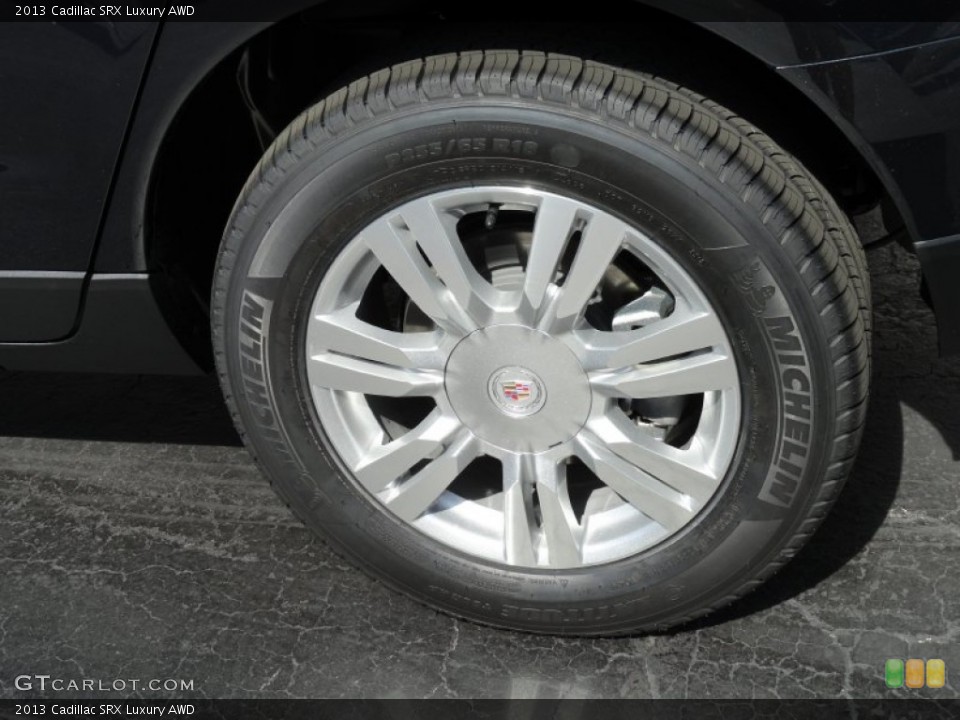 2013 Cadillac SRX Luxury AWD Wheel and Tire Photo #71647900