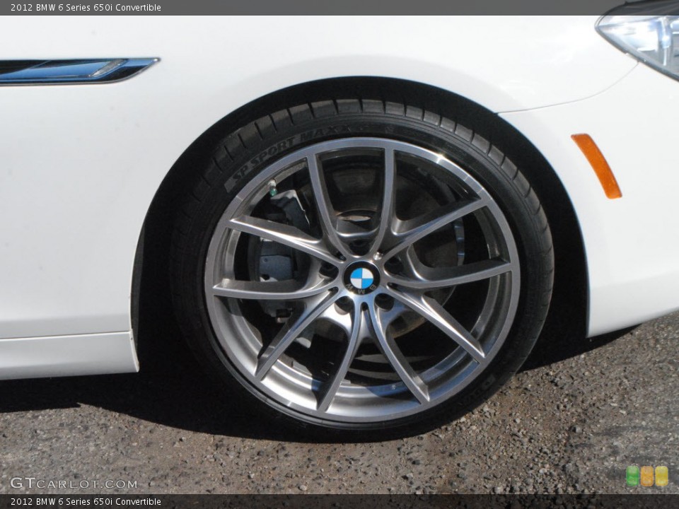 2012 BMW 6 Series 650i Convertible Wheel and Tire Photo #71649175
