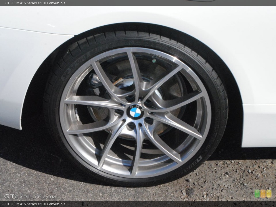 2012 BMW 6 Series 650i Convertible Wheel and Tire Photo #71649226