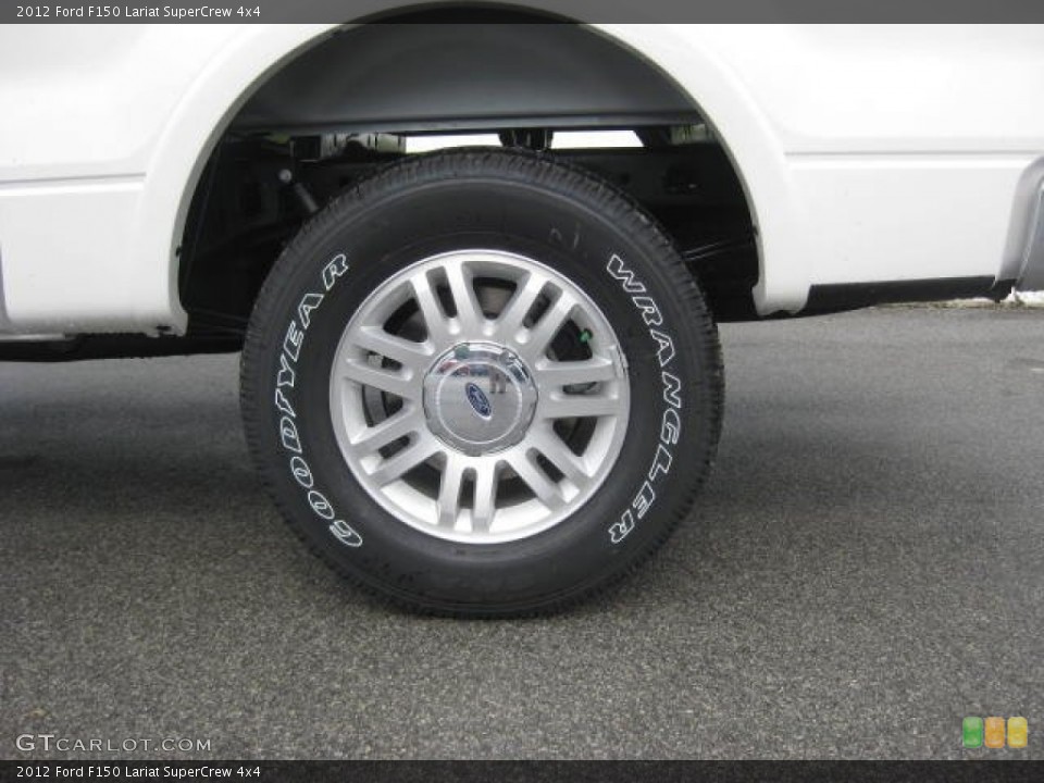 2012 Ford F150 Lariat SuperCrew 4x4 Wheel and Tire Photo #71653234