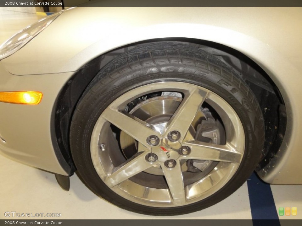 2008 Chevrolet Corvette Coupe Wheel and Tire Photo #71656012