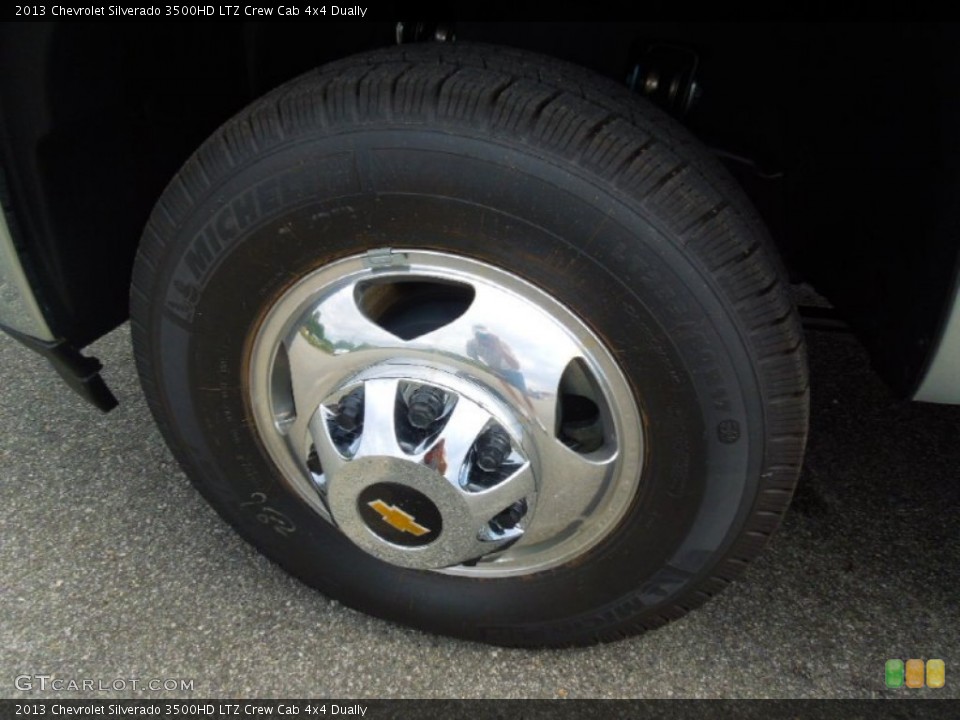 2013 Chevrolet Silverado 3500HD LTZ Crew Cab 4x4 Dually Wheel and Tire Photo #71672851