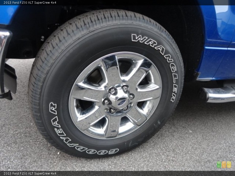 2013 Ford F150 XLT SuperCrew 4x4 Wheel and Tire Photo #71681710
