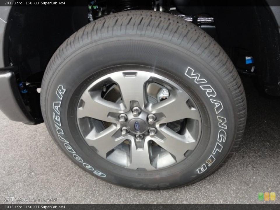 2013 Ford F150 XLT SuperCab 4x4 Wheel and Tire Photo #71682049