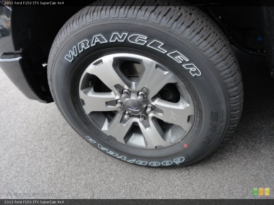 2013 Ford F150 STX SuperCab 4x4 Wheel and Tire Photo #71682214