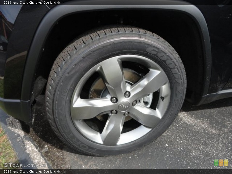 2013 Jeep Grand Cherokee Overland 4x4 Wheel and Tire Photo #71682763