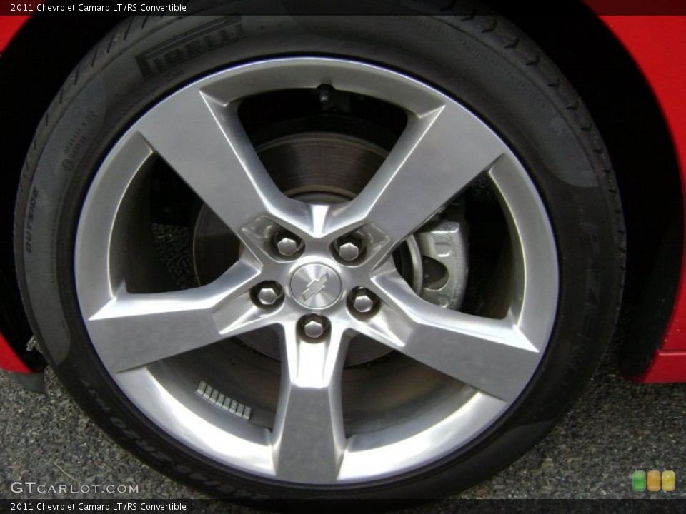 2011 Chevrolet Camaro LT/RS Convertible Wheel and Tire Photo #71683519