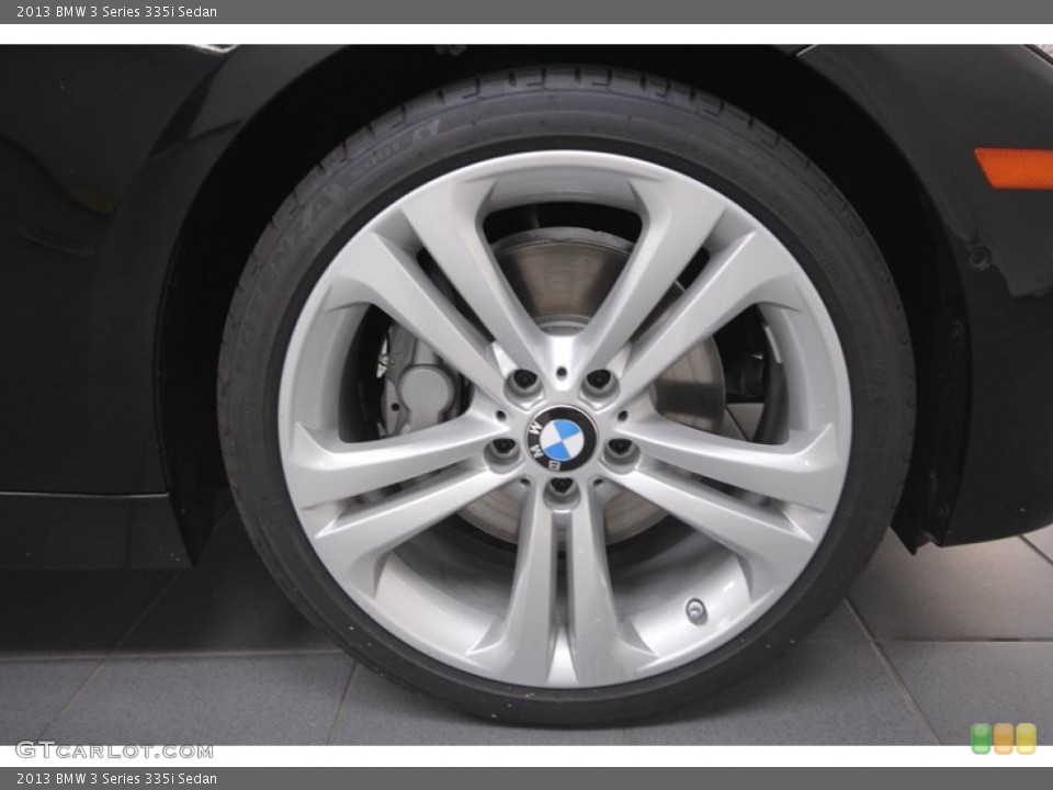 2013 BMW 3 Series 335i Sedan Wheel and Tire Photo #71692270