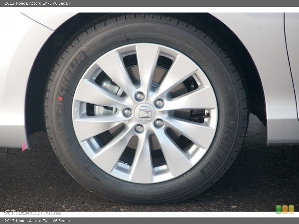 2013 Honda Accord EX-L V6 Sedan Wheel and Tire Photo #71692939