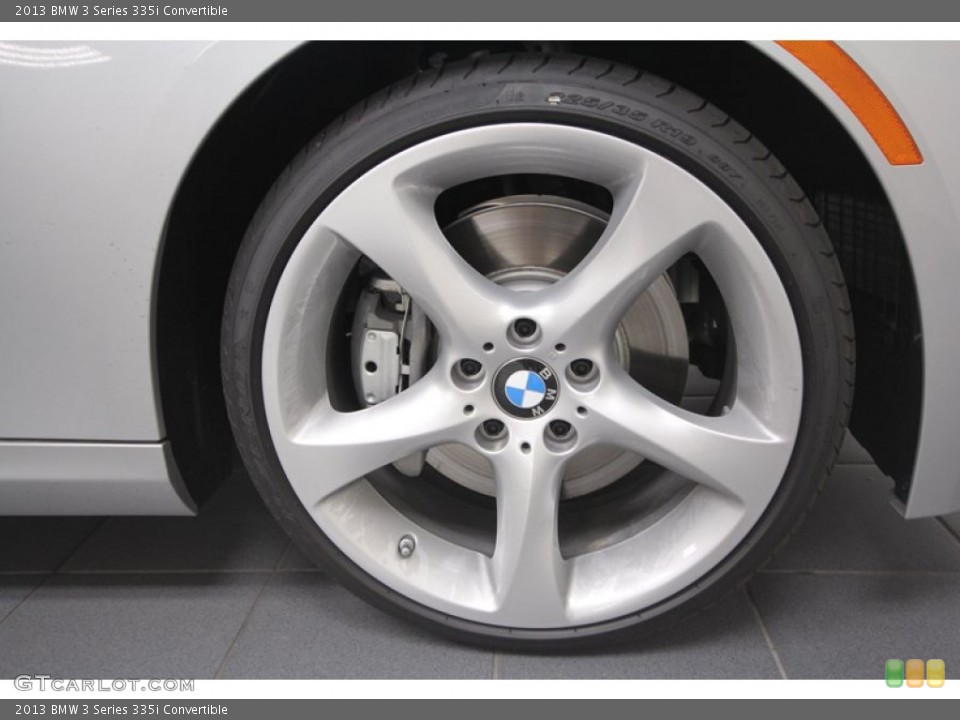 2013 BMW 3 Series 335i Convertible Wheel and Tire Photo #71693995