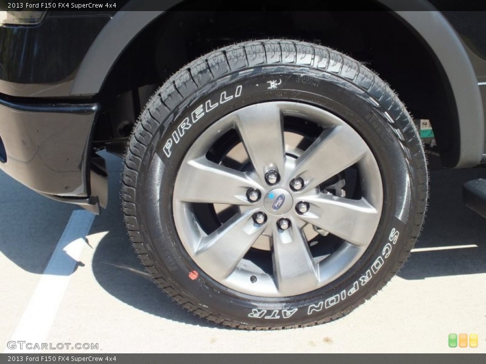 2013 Ford F150 FX4 SuperCrew 4x4 Wheel and Tire Photo #71696728