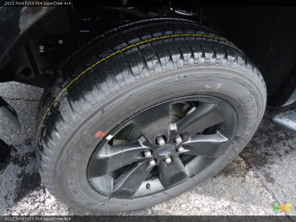 2013 Ford F150 FX4 SuperCrew 4x4 Wheel and Tire Photo #71698321