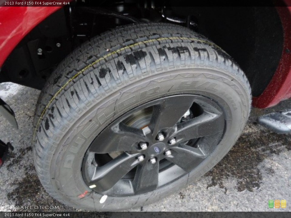 2013 Ford F150 FX4 SuperCrew 4x4 Wheel and Tire Photo #71698582