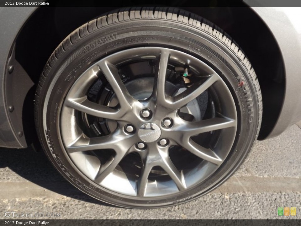 2013 Dodge Dart Rallye Wheel and Tire Photo #71701906
