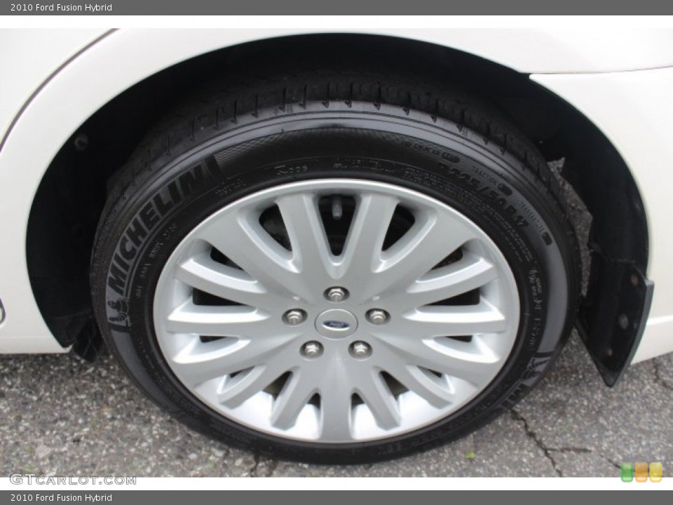 2010 Ford Fusion Hybrid Wheel and Tire Photo #71701990
