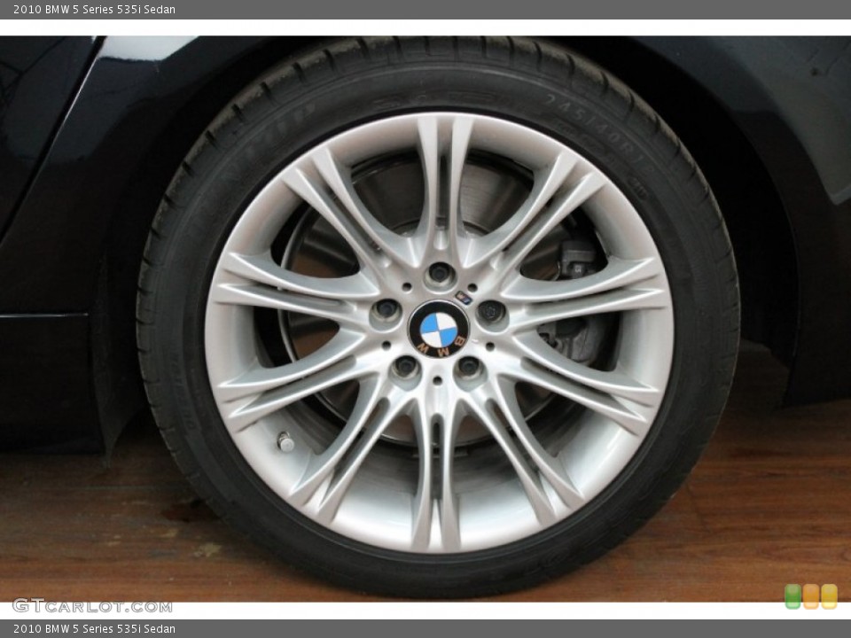 2010 BMW 5 Series 535i Sedan Wheel and Tire Photo #71703016
