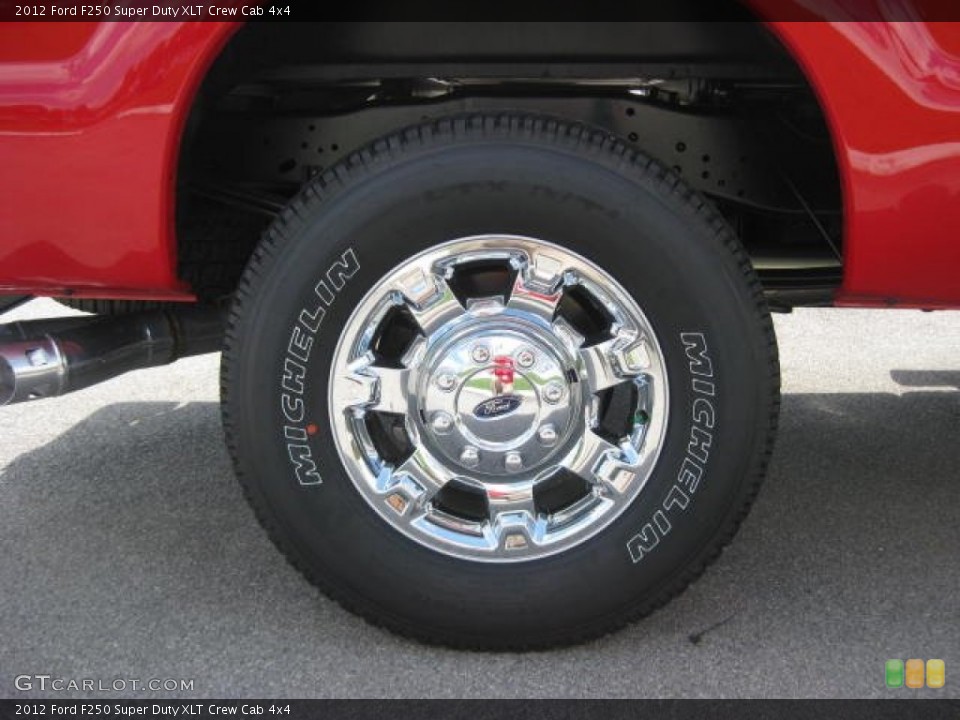 2012 Ford F250 Super Duty XLT Crew Cab 4x4 Wheel and Tire Photo #71706292