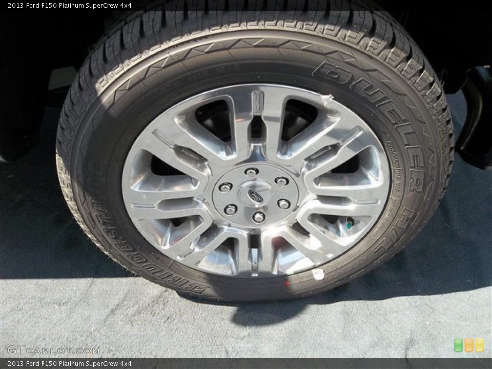2013 Ford F150 Platinum SuperCrew 4x4 Wheel and Tire Photo #71715784