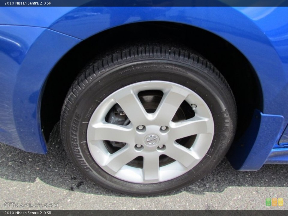 2010 Nissan Sentra 2.0 SR Wheel and Tire Photo #71716633