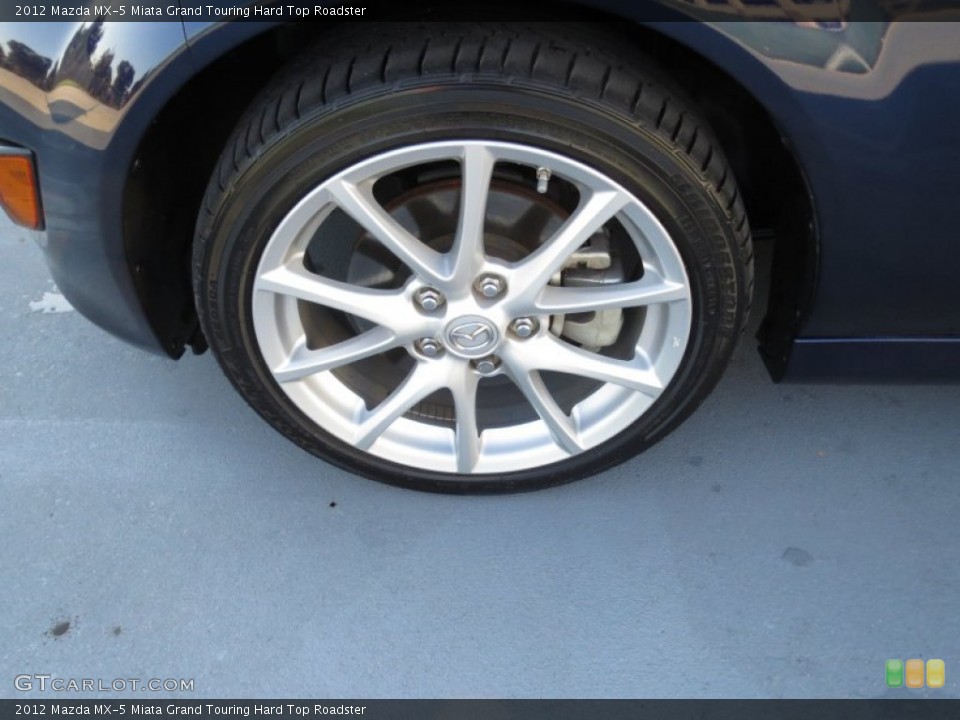 2012 Mazda MX-5 Miata Grand Touring Hard Top Roadster Wheel and Tire Photo #71717807