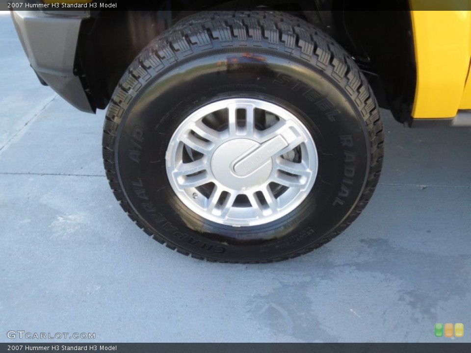 2007 Hummer H3  Wheel and Tire Photo #71721646
