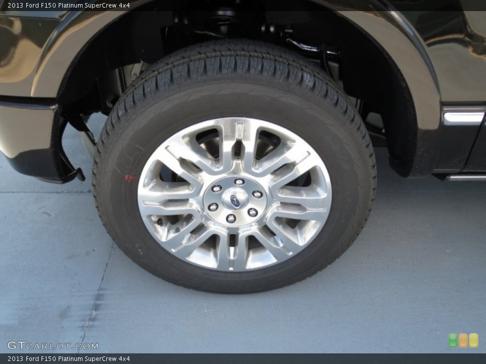 2013 Ford F150 Platinum SuperCrew 4x4 Wheel and Tire Photo #71722303