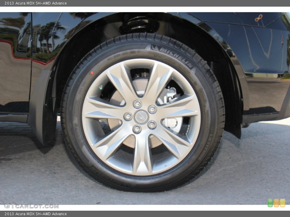 2013 Acura MDX SH-AWD Advance Wheel and Tire Photo #71726384