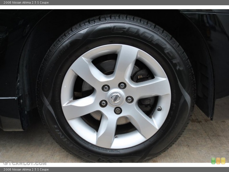 2008 Nissan Altima 2.5 S Coupe Wheel and Tire Photo #71732750