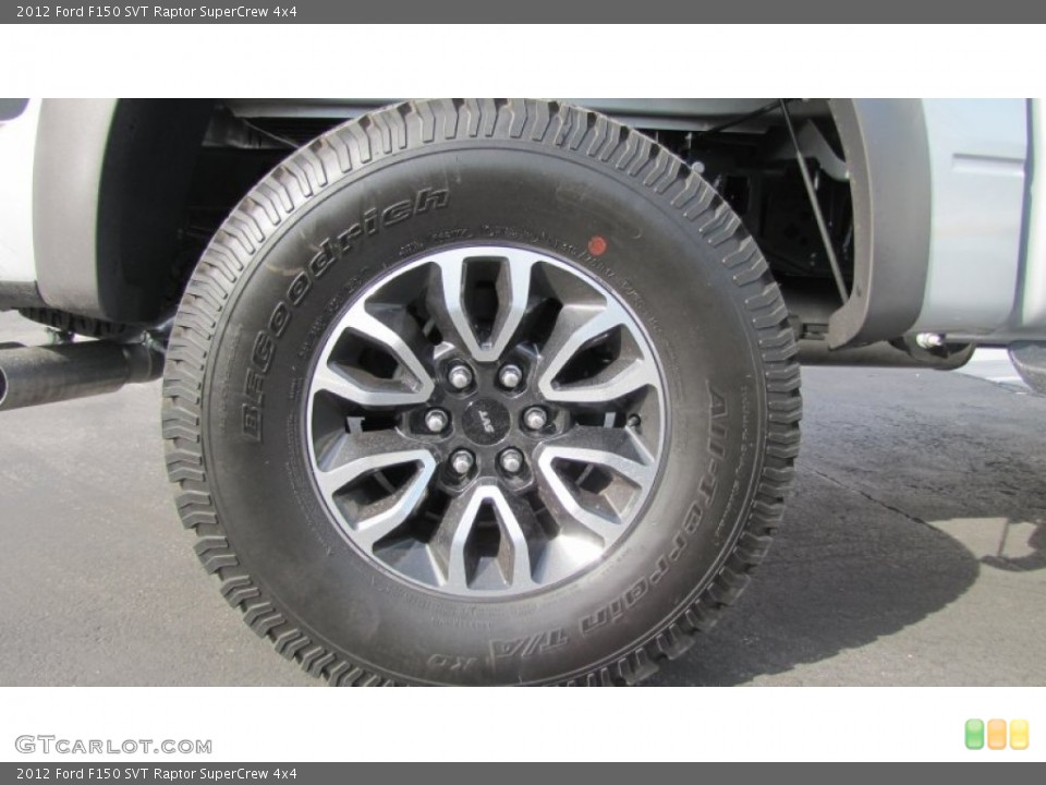 2012 Ford F150 SVT Raptor SuperCrew 4x4 Wheel and Tire Photo #71739632
