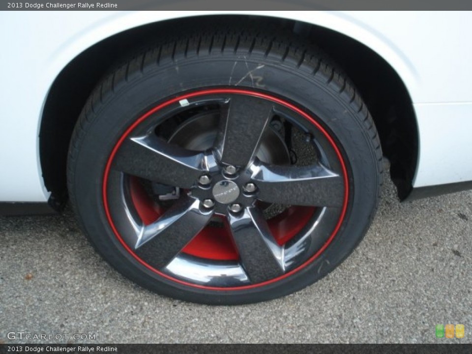 2013 Dodge Challenger Rallye Redline Wheel and Tire Photo #71748693