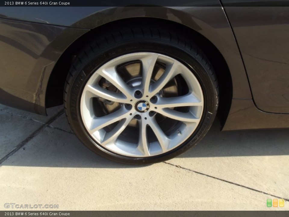 2013 BMW 6 Series 640i Gran Coupe Wheel and Tire Photo #71761251