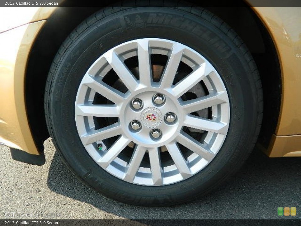 2013 Cadillac CTS 3.0 Sedan Wheel and Tire Photo #71763081