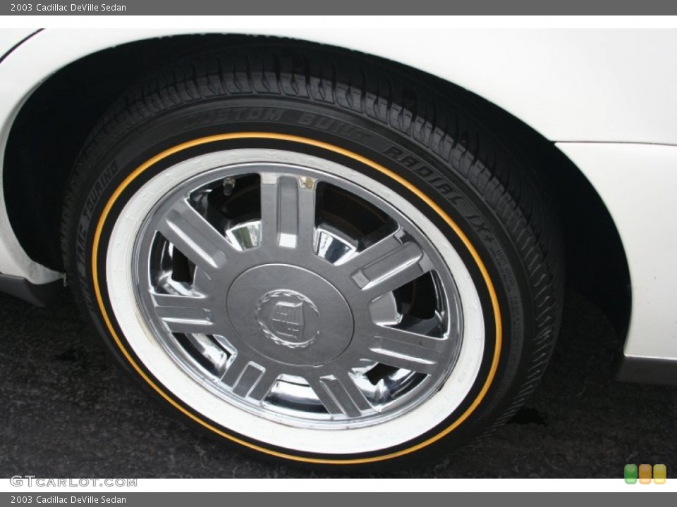 2003 Cadillac DeVille Sedan Wheel and Tire Photo #71771901