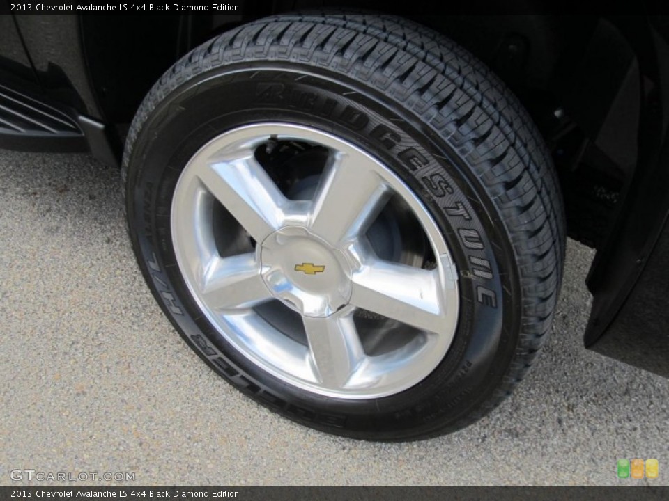 2013 Chevrolet Avalanche LS 4x4 Black Diamond Edition Wheel and Tire Photo #71774205