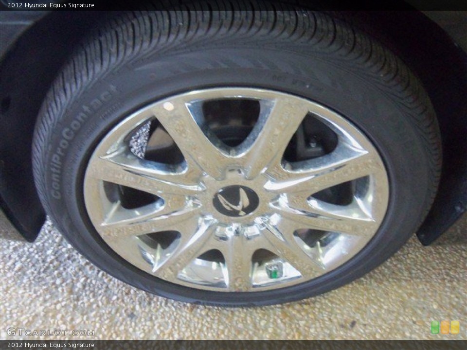 2012 Hyundai Equus Signature Wheel and Tire Photo #71788389