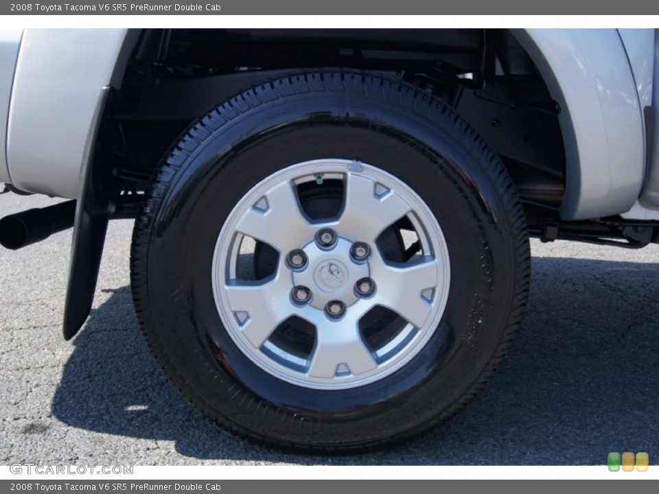 2008 Toyota Tacoma V6 SR5 PreRunner Double Cab Wheel and Tire Photo #71798641