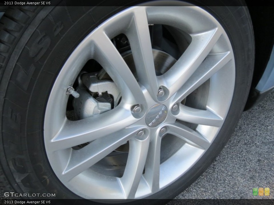 2013 Dodge Avenger SE V6 Wheel and Tire Photo #71801348