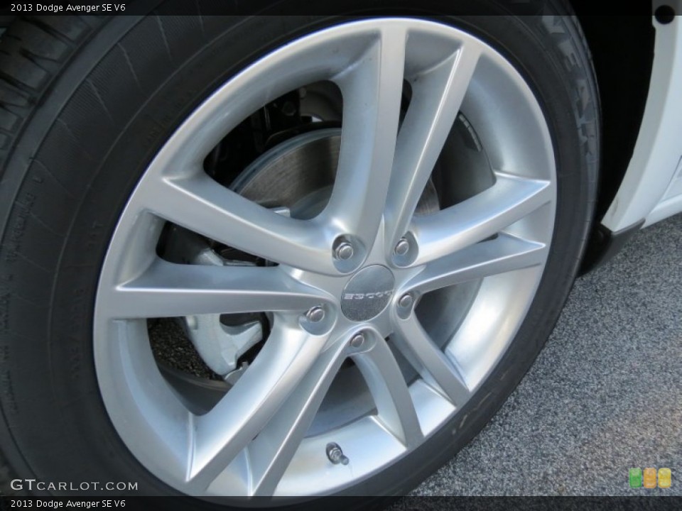 2013 Dodge Avenger SE V6 Wheel and Tire Photo #71801664