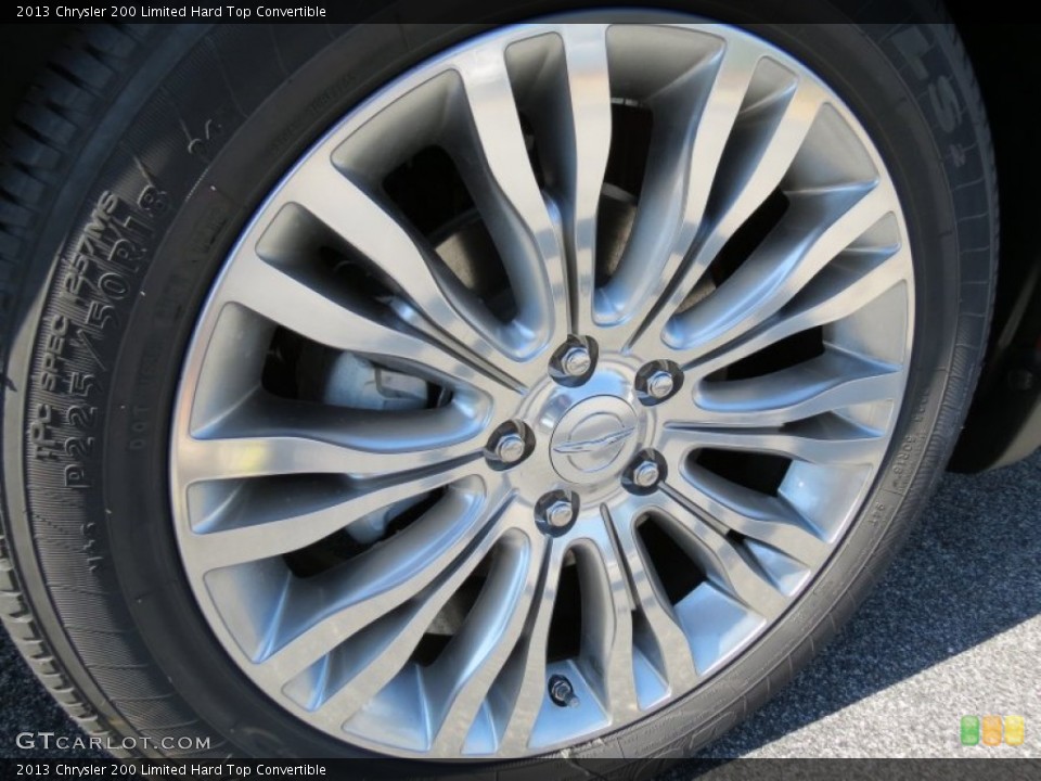 2013 Chrysler 200 Limited Hard Top Convertible Wheel and Tire Photo #71803281
