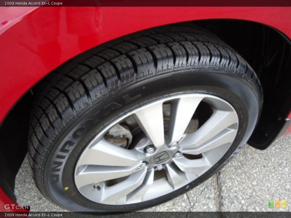 2009 Honda Accord EX-L Coupe Wheel and Tire Photo #71821973