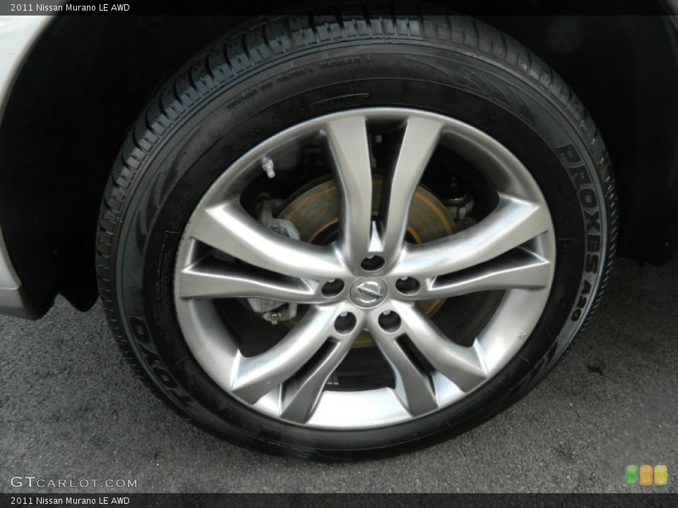 2011 Nissan Murano LE AWD Wheel and Tire Photo #71822252