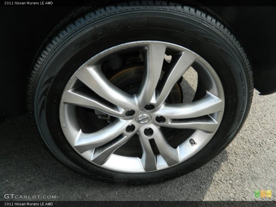 2011 Nissan Murano LE AWD Wheel and Tire Photo #71822276