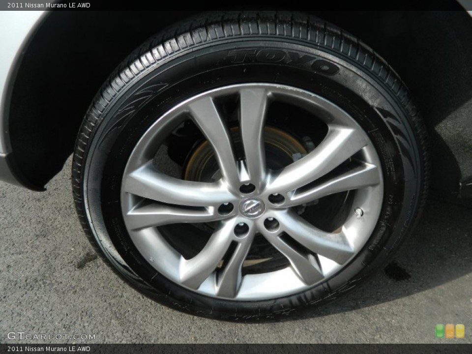 2011 Nissan Murano LE AWD Wheel and Tire Photo #71822309
