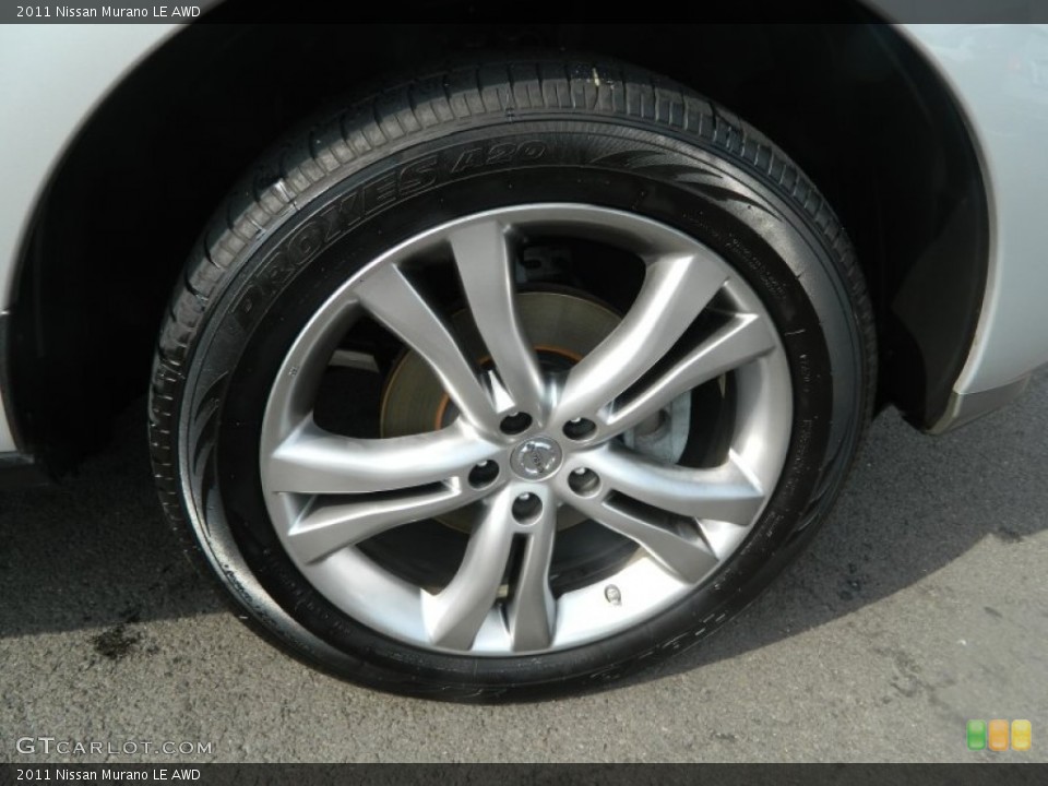 2011 Nissan Murano LE AWD Wheel and Tire Photo #71822330